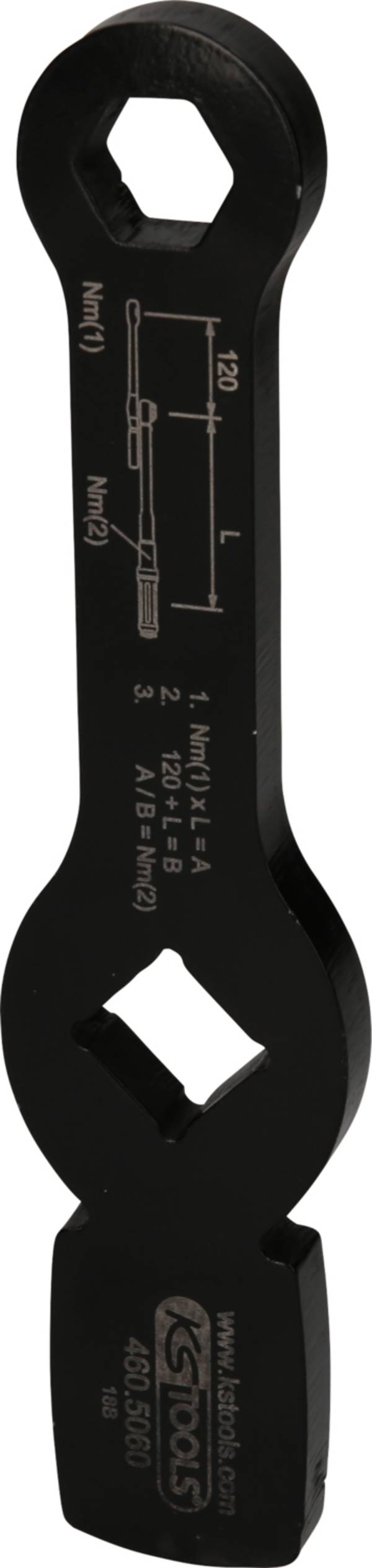 KS Tools 460.5061 3/4" šestihranné klíče s 2 úderovými plochami, 30 mm
