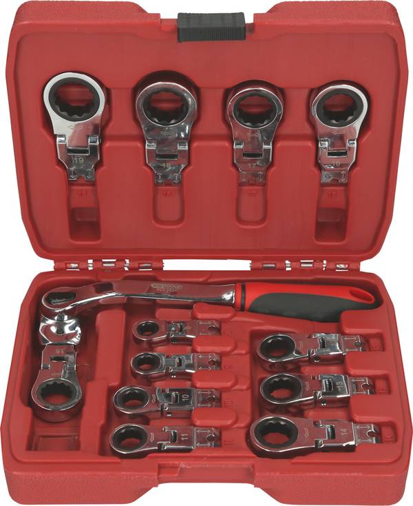 KS Tools 503.4820 Sada ráčnových klíčů, 13 ks