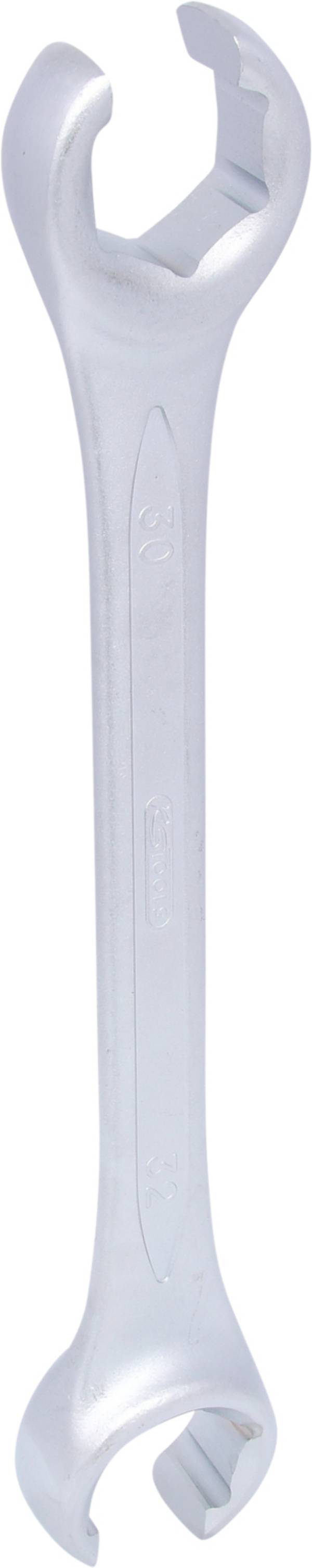 KS Tools 517.0269 Otevřený oboustranný očkový klíč, zahnutý, 30 x 32 mm