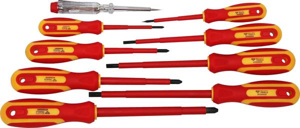 Brilliant Tools BT068010 sada šroubováků, 9dílná, BT068010