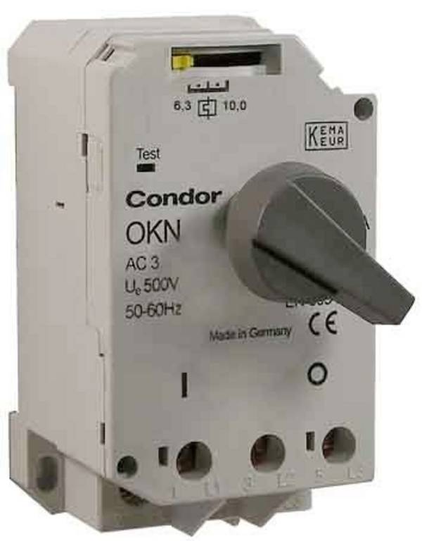Condor  203469  OKN-100 AA XXX XXX  ochranný spínač motoru          1 ks