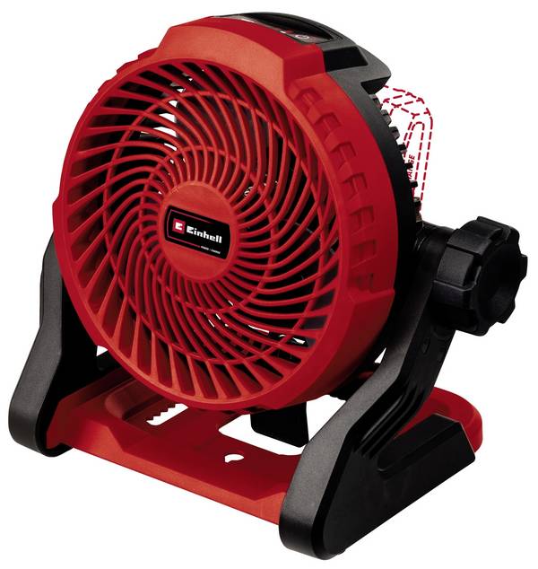 Einhell GE-CF 18/2200 Li  Power X-Change Akumulátorový ventilátor    červená možné napájení z akumulátru, možná montáž na zeď