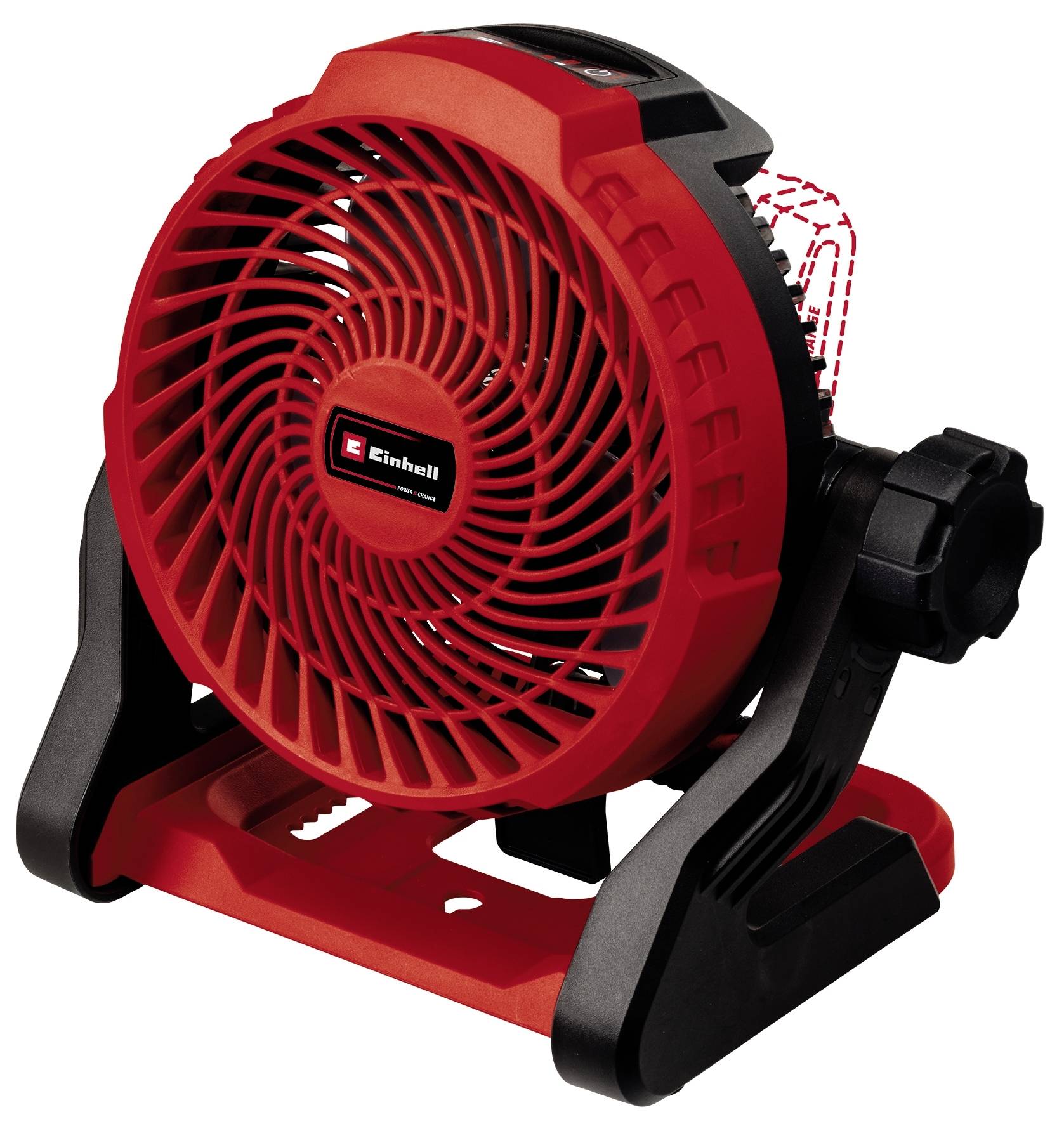 Einhell GE-CF 18/2200 Li Power X-Change Akumulátorový ventilátor, červená, 3408...