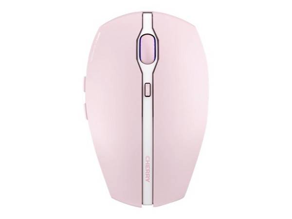 CHERRY GENTIX BT optická myš, přenos Bluetooth®, 7 tlačítko, 1000 dpi, 2000 dpi, Třešňový květ růžový