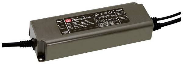MEAN WELL PWM-120-24DA2 LED driver  konstantní napětí 120 W 5 A 24 V stmívatelný, Dali , outdoorový  1 ks