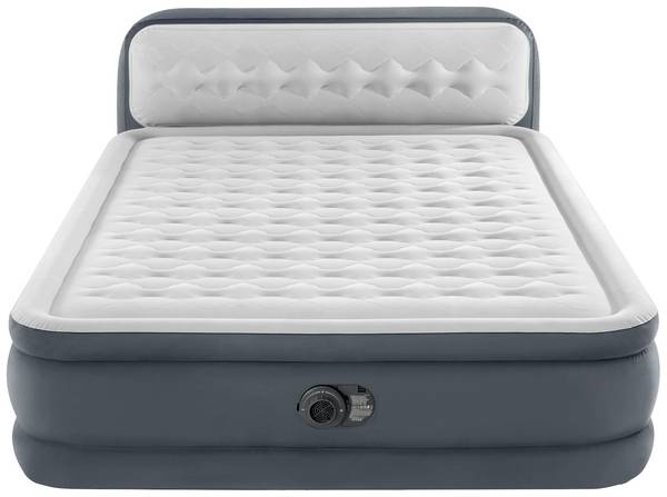 Intex 64448ND DuraBeam UltraPlushHeadboard Nafukovací postel (d x š x v) 236 x 152 x 86 cm bílá, šedá