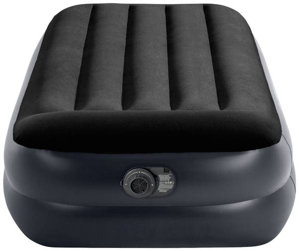 Intex 64122ND DuraBeam PillowRestRaised Nafukovací postel (d x š x v) 191 x 99 x 42 cm černá