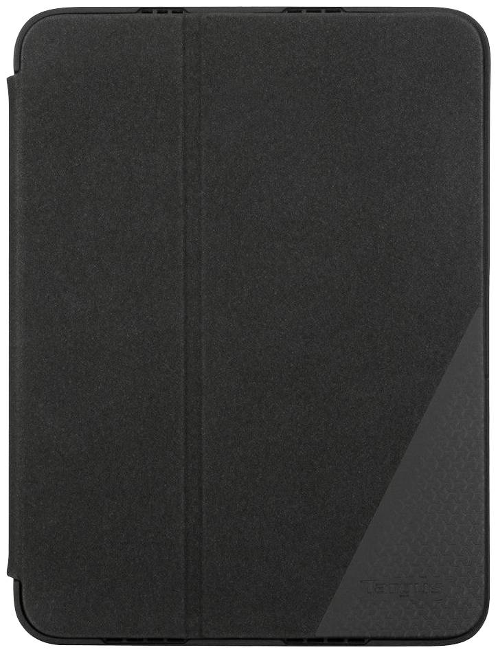 Černý plastový ochranný kryt tabletu, uzavřený.