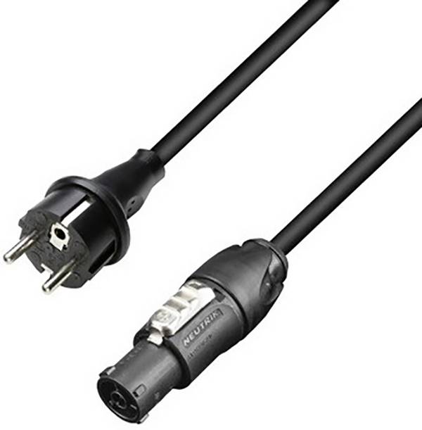 Adam Hall 8101TCON0500 IEC kabel  černá 5 m vhodné pro venkovní oblast