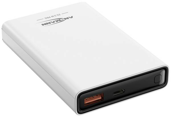 Ansmann PB222PD powerbanka Li-Pol, 10000 mAh, USB-A, USB-C®, bílá