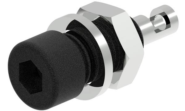 Electro PJP 224-M5-C-CD1-N zdířka pro banánek zásuvka Ø pin: 2 mm černá 1 ks Piece