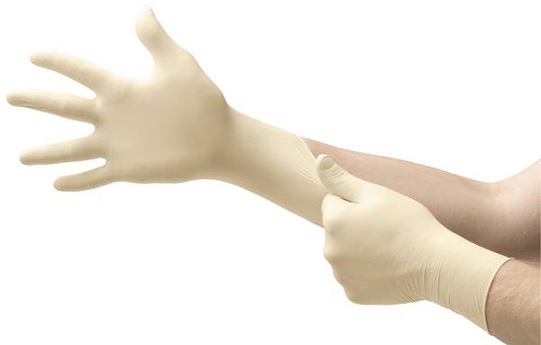 Ansell MICROFLEX® 63864100 100 ks přírodní latex jednorázové rukavice Velikost rukavic: 10 EN 421:2010, EN 420-2003, EN 374-5, EN 21420:2020, EN 374-1, EN 374-3 ISO 21420:2020