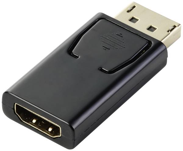 Renkforce RF-5506962 DisplayPort / HDMI adaptér [1x zástrčka DisplayPort - 1x HDMI zásuvka] černá pozlacené kontakty