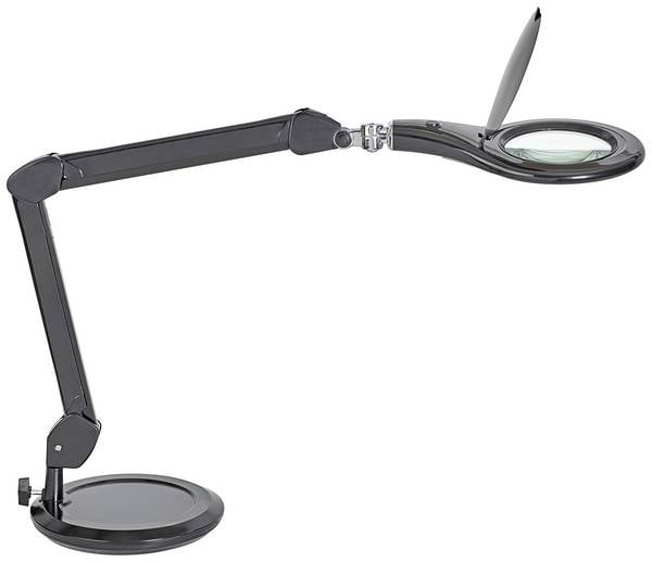 Maul 8263690 Lupa s LED osvětlením MAULmakro, se stojanem, černá zvětšení=1.75 x 12.7 cm Třída energetické účinnosti 2021 E (A - G)