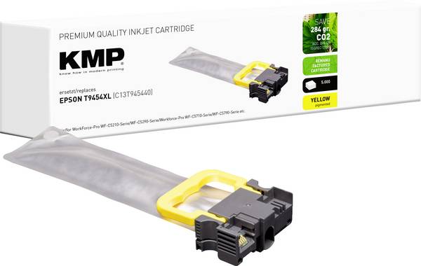 KMP Ink náhradní Epson T9454 kompatibilní  žlutá E258X 1645,4009