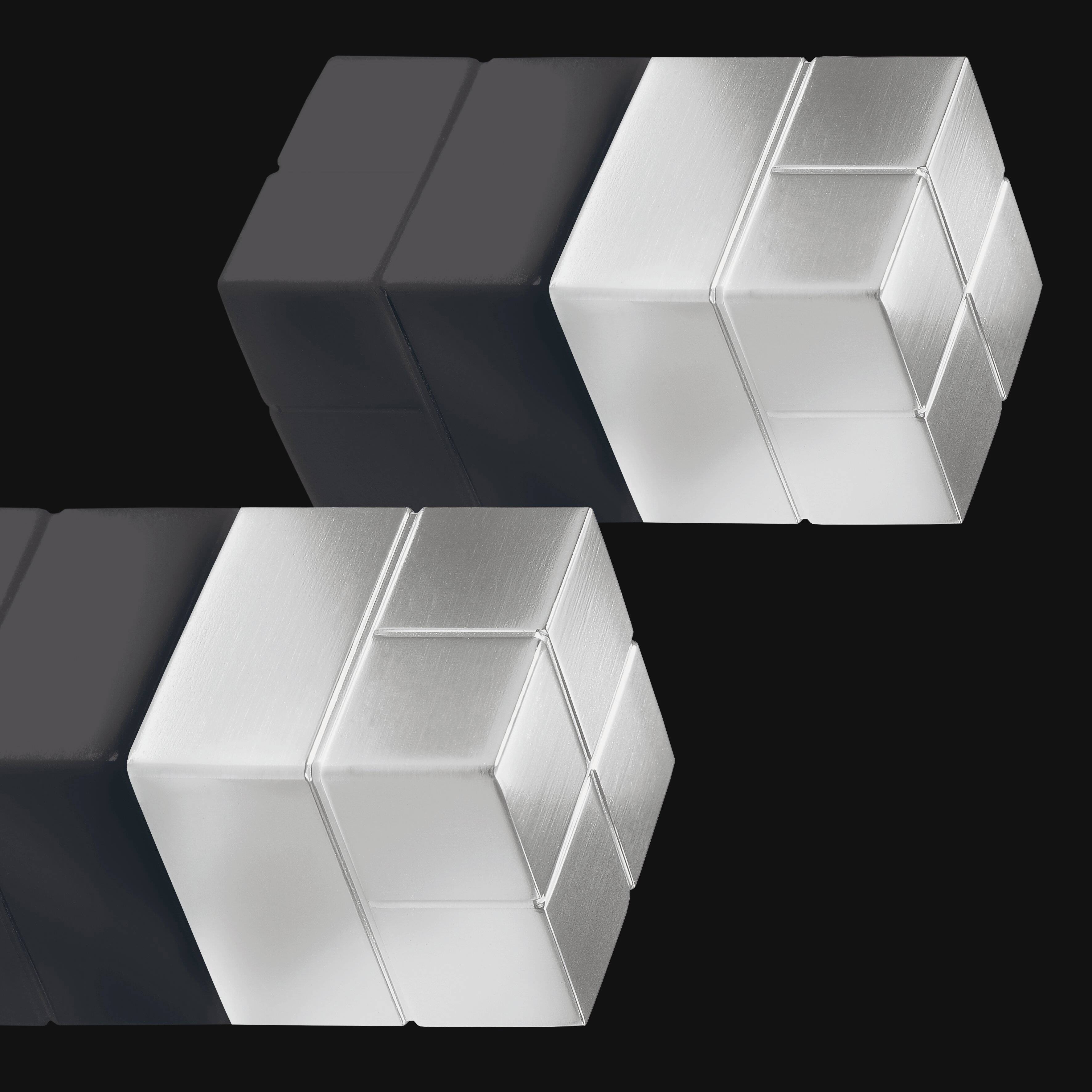Sigel neodymový magnet C20 "Super-Strong" (š x v x h) 20 x 20 x 20 mm krychle stříbrná 2 ks BA706