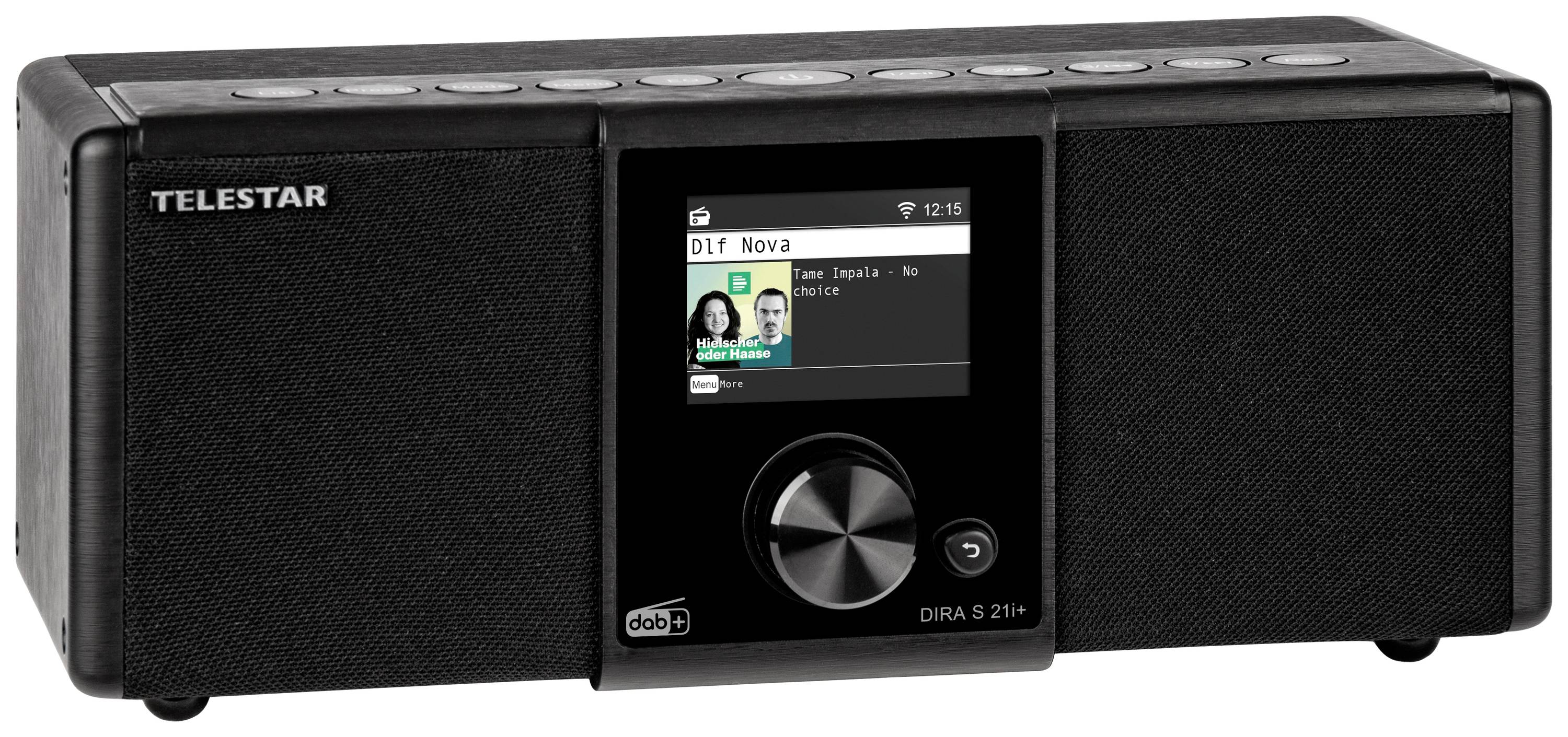 Telestar DIRA S 21i + 30-221-02 internetové stolní rádio, internetové, DAB+, FM, AUX, Bluetooth, rádiopřehrávač, USB, Wi-4