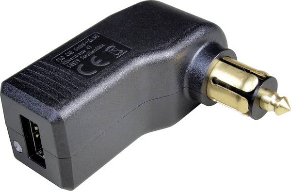 ProCar Standardní zástrčka USB zahnutá Proudová zatížitelnost (max.)=3 A   12 V, 24 V