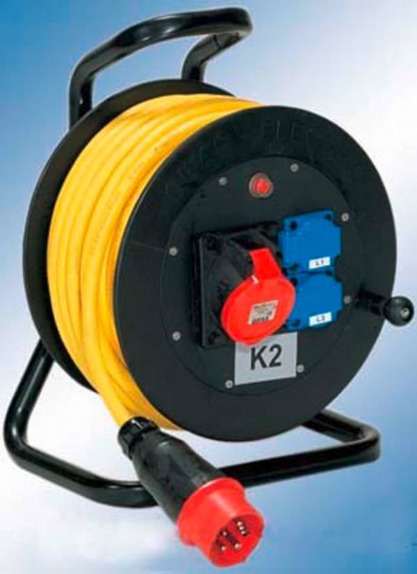 Gifas Electric 259594 kabelový buben 30 m  CEE zástrčka 16 A 5pólová