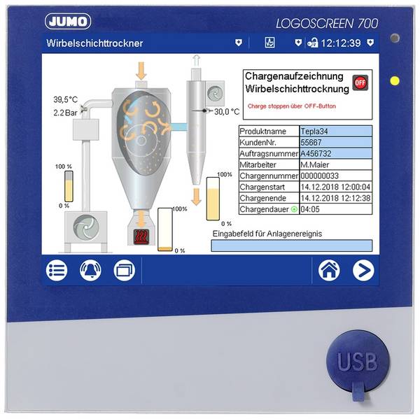 Jumo 00734900  dotykový panel pro PLC
