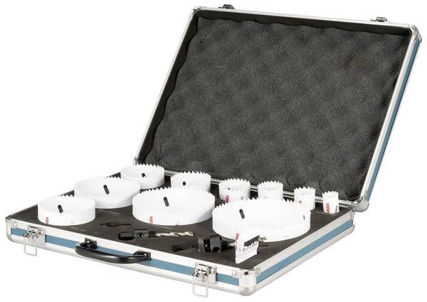 Makita  D-75764 sada děrovacích pil 13dílná 22 mm, 29 mm, 35 mm, 44 mm, 57 mm, 64 mm, 76 mm, 92 mm, 111 mm, 127 mm  1 sada