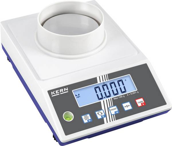 Kern PCB 200-3 přesná váha  Max. váživost 200 g Rozlišení 0.001 g přes napájecí zdroj do zásuvky, na baterii šedobílá, tmavě modrá