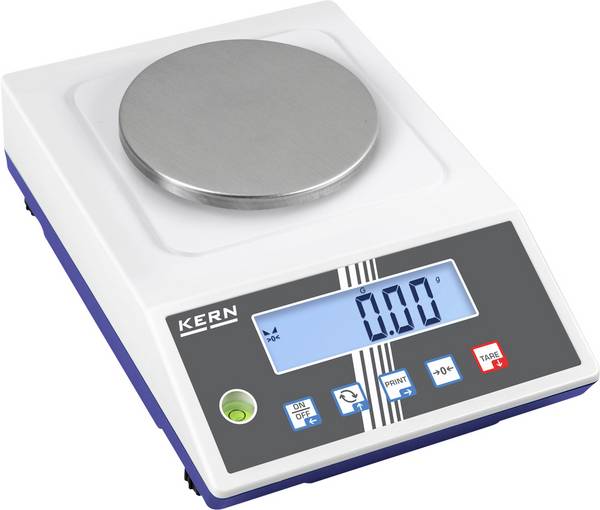 Kern PCB 300-2 přesná váha  Max. váživost 300 g Rozlišení 0.01 g přes napájecí zdroj do zásuvky, na baterii šedobílá, tmavě modrá