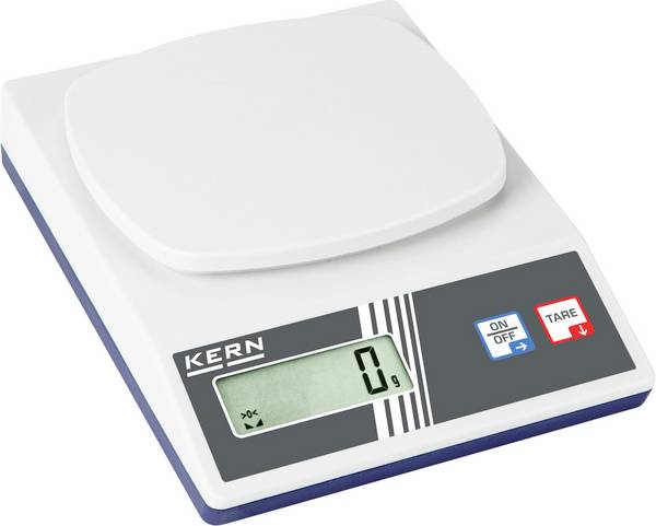 Kern EFS 5000-0 Školní váha  Max. váživost 5.2 kg Rozlišení 1 g na baterii bílá