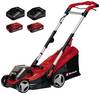 Einhell RASARRO 36/34 (2x3,0Ah) Power X-Change akumulátor Akumulátorová sekačka vč. 2. Nabíječka, + 2. akumulátor 3 000 mAh 18 V šířka sekání 34 mm Určen pro 300 m²