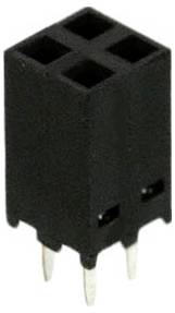 Molex zásuvkový konektor do DPS 4, 901512104, 1 ks Tube-0