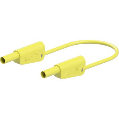 Stäubli SLK-4A-S10 měřicí kabel 100 cm žlutá 1 ks