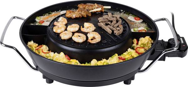 Tristar Korean Hot Pot Grill fondue 1800 W nepřilnavý povlak, indikátor černá