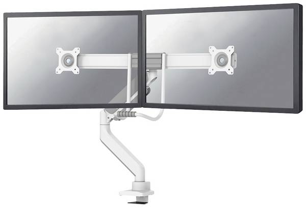 <br>  Neomounts<br>  DS75-450WH2<br>  <br>  držák na stůl pro monitor<br>  2 Displej: (s)<br>  43,2 cm (17") - 81,3 cm (32")<br>  bílá<br>  nastavitelná výška, naklápěcí, nakláněcí, otočný<br>