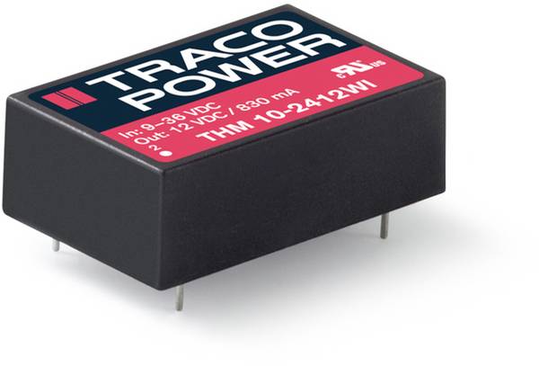 TracoPower THM 10-0513WI DC/DC měnič napětí do DPS 5 V/DC 15 V/DC 670 mA 10 W Počet výstupů: 1 x Obsah 1 ks