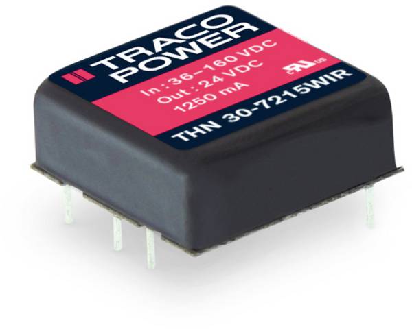 TracoPower THN 30-2425WIR DC/DC měnič napětí do DPS 5 V/DC 5 V/DC, -5 V/DC 625 mA 30 W Počet výstupů: 2 x Obsah 1 ks
