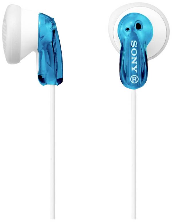 Sony MDR-E9LP  špuntová sluchátka (In Ear) kabelová stereo modrá  magnetické DJ
