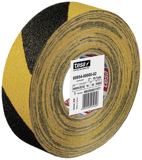 tesa ANTI-RUTSCH 60954-00000-02 protiskluzová páska tesa® černožlutá  (d x š) 18 m x 50 mm 1 ks