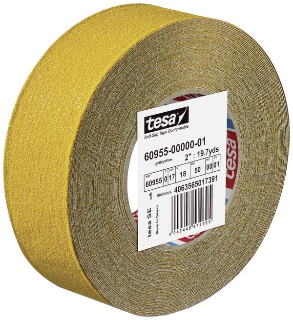 tesa ANTI-RUTSCH 60955-00000-01 protiskluzová páska tesa® žlutá (d x š) 18 m x 50 mm 1 ks