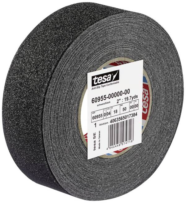 tesa ANTI-RUTSCH 60955-00000-02 protiskluzová páska tesa® černá (d x š) 18 m x 50 mm 1 ks