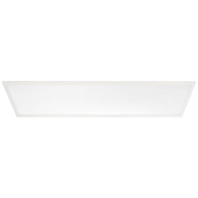 Obdélníkové bílé stropní LED svítidlo s elegantním designem, vhodné do moderních interiérů.