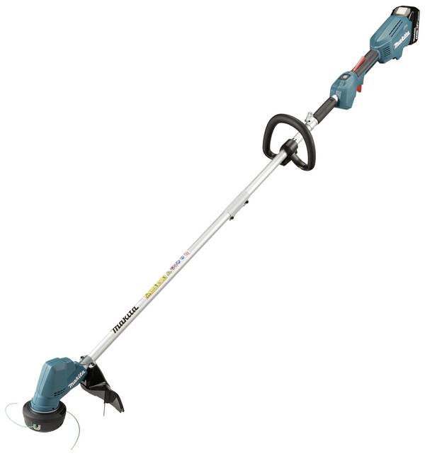 Makita DUR192LRT1 akumulátor strunová sekačka  + akumulátor, vč. nabíječky 18 V 5.0 Ah šířka sekání: 300 mm