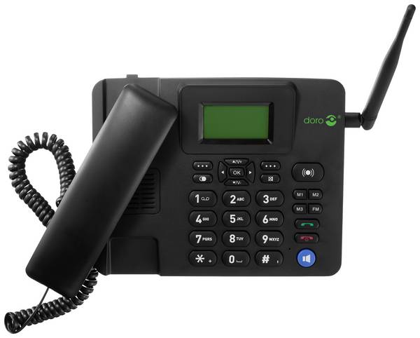doro 4100H šňůrový telefon pro seniory bluetooth  černá