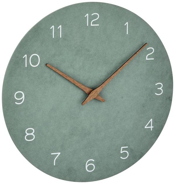 TFA Dostmann 60.3054.04 Quartz nástěnné hodiny 29.7 cm x 45 mm , nefritová, zelená