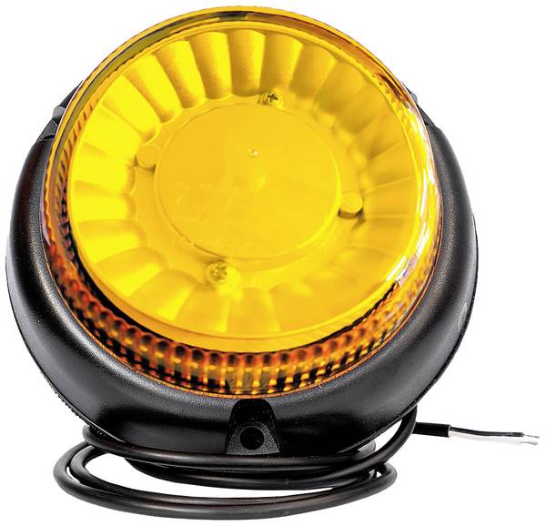 Fristom maják  FT-101 3S LED 12 V, 24 V, 36 V přes palubní síť  pevná montáž, k přišroubování oranžová