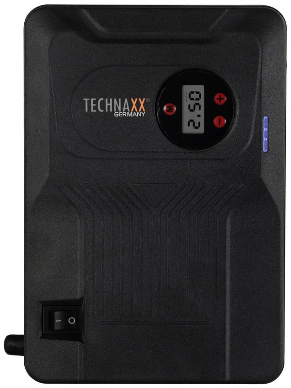 Technaxx systém pro rychlé startování auta TX-219, 5031, max. startovací proud 350 A, pracovní osvětlení, elektronická ochrana, indikátor stavu nabití, SOS signalizační kontrolka, 2x USB konektor, elektronická ochrana a ochrana proti přepólování, ochrana proti přepólování, 1x výstup 12 V