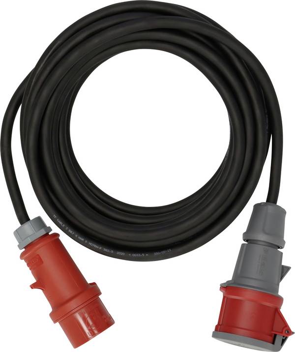 Brennenstuhl 1169370100 napájecí prodlužovací kabel, 16 A, černá, 10 m