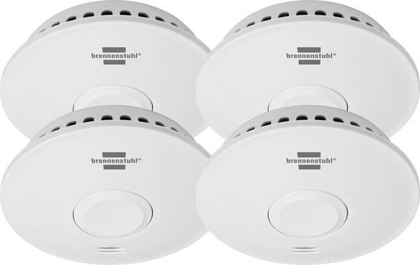 Brennenstuhl RM L 3101 detektor kouře  možnost vzájemného propojení na baterii (Ø x v) 115 mm x 40 mm