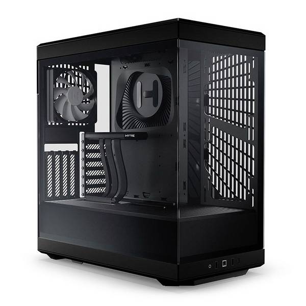 HYTE Hyte Y40 Midi Tower, Tempered Glass - schwarz midi tower PC skříň, herní pouzdro  černá