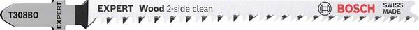 Bosch Accessories 2608901712 EXPERT ‘WOOD 2-SIDE CLEAN’ T308 BO LISTY 2 ks