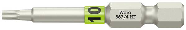 <br>  Wera<br>  05060506001<br>  867/4<br>  bit Torx<br>  Pohon (šroubovák): 1/4" (6,3 mm)<br>  Typ zakončení: TORX<br>  TX 10<br>  50 mm<br>